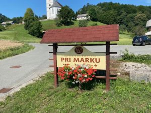 Pri Marku sign in Slovenia
